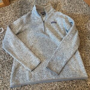Patagonia Women’s Zip-Up Gray Sweater
